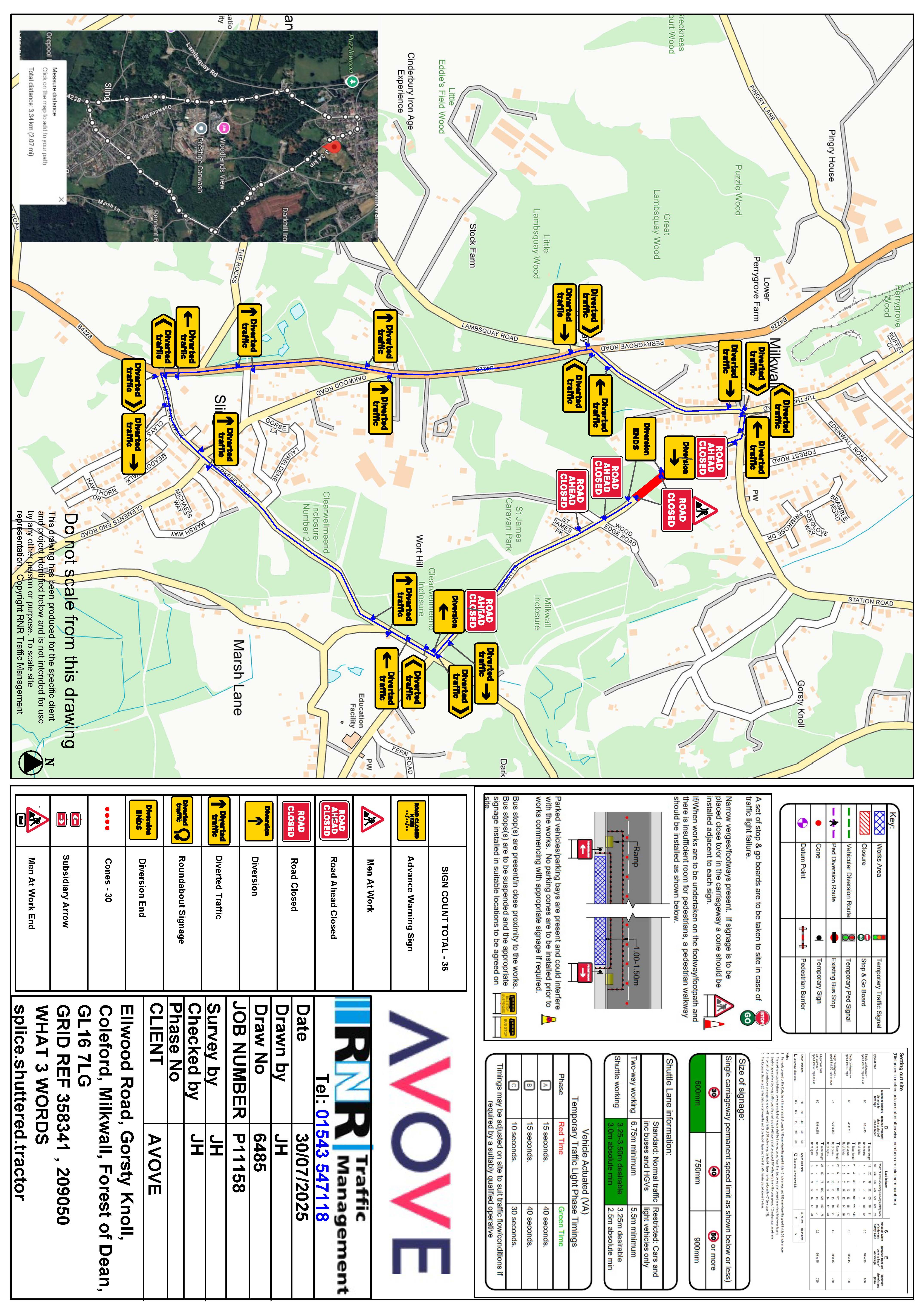 Ellwood Road, Milkwall will be closed (as above) on the 1st December 2025 to 5th December 2025 to allow for works by Severn Trent.